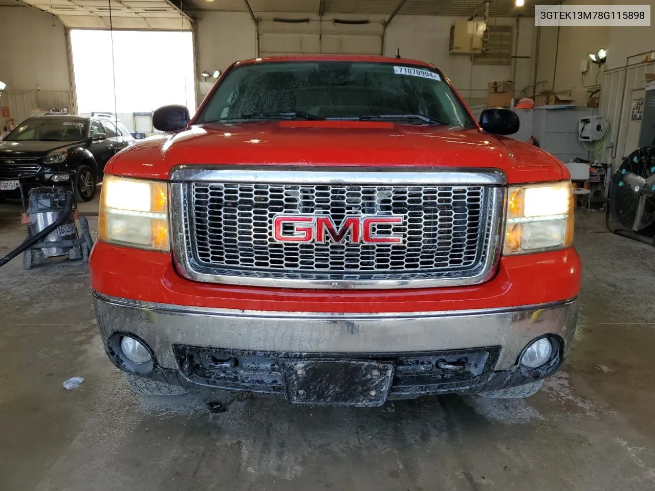 2008 GMC Sierra K1500 VIN: 3GTEK13M78G115898 Lot: 71070994