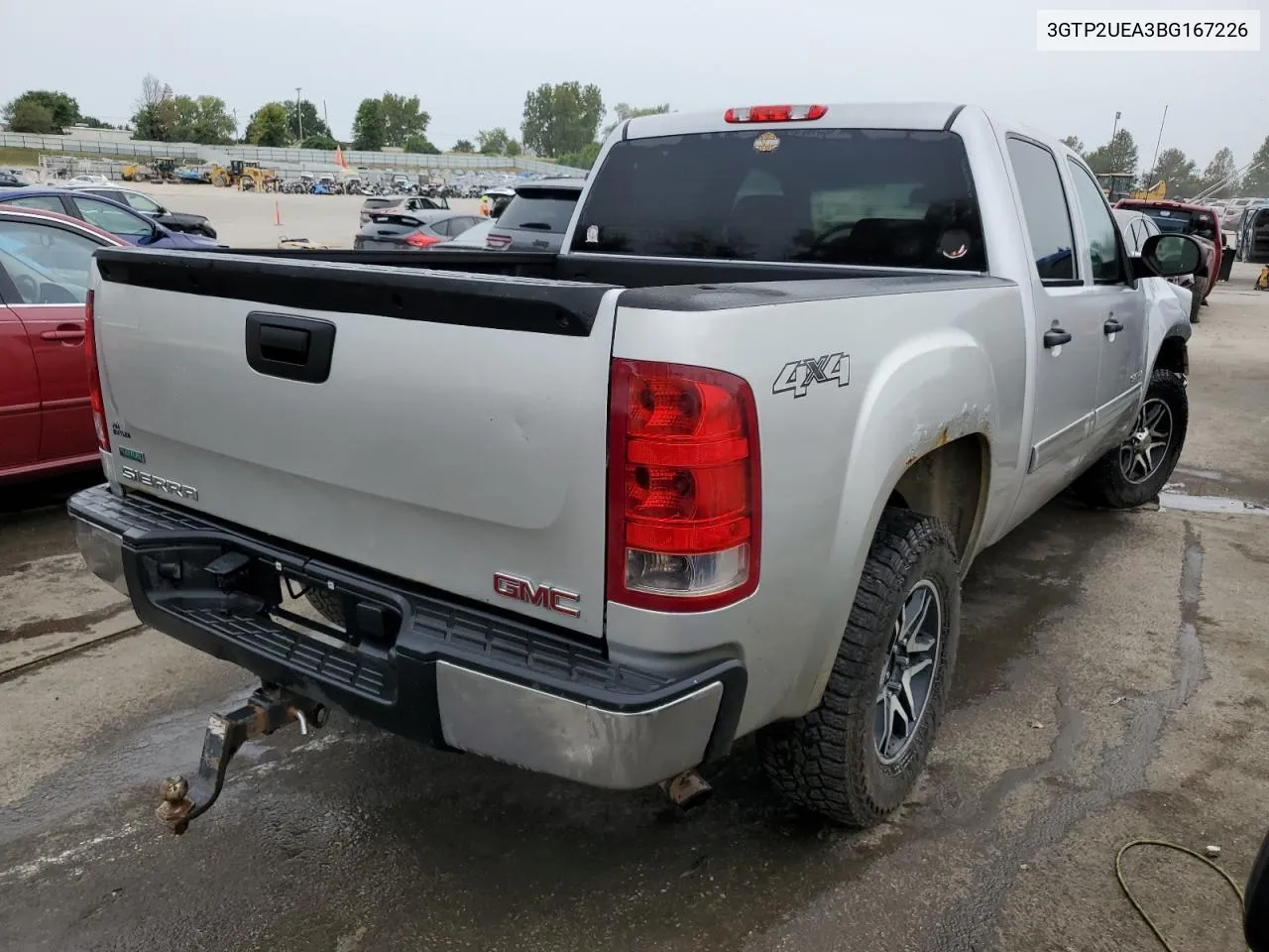 3GTP2UEA3BG167226 2011 GMC Sierra K1500 Sl