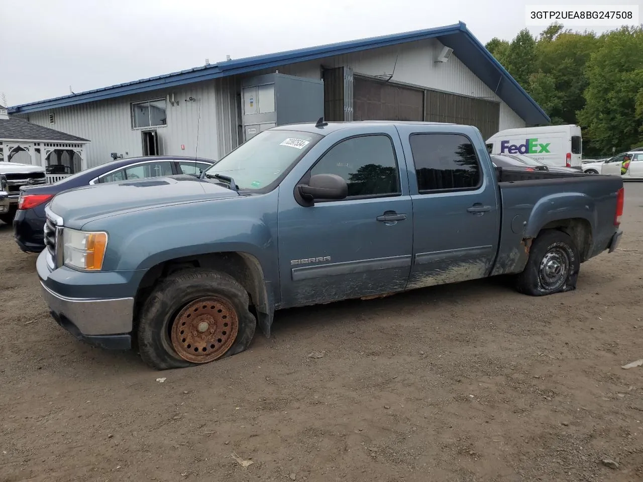 2011 GMC Sierra K1500 Sl VIN: 3GTP2UEA8BG247508 Lot: 72397534