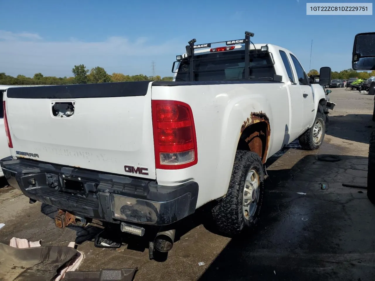 2013 GMC Sierra K2500 Heavy Duty VIN: 1GT22ZC81DZ229751 Lot: 71376114