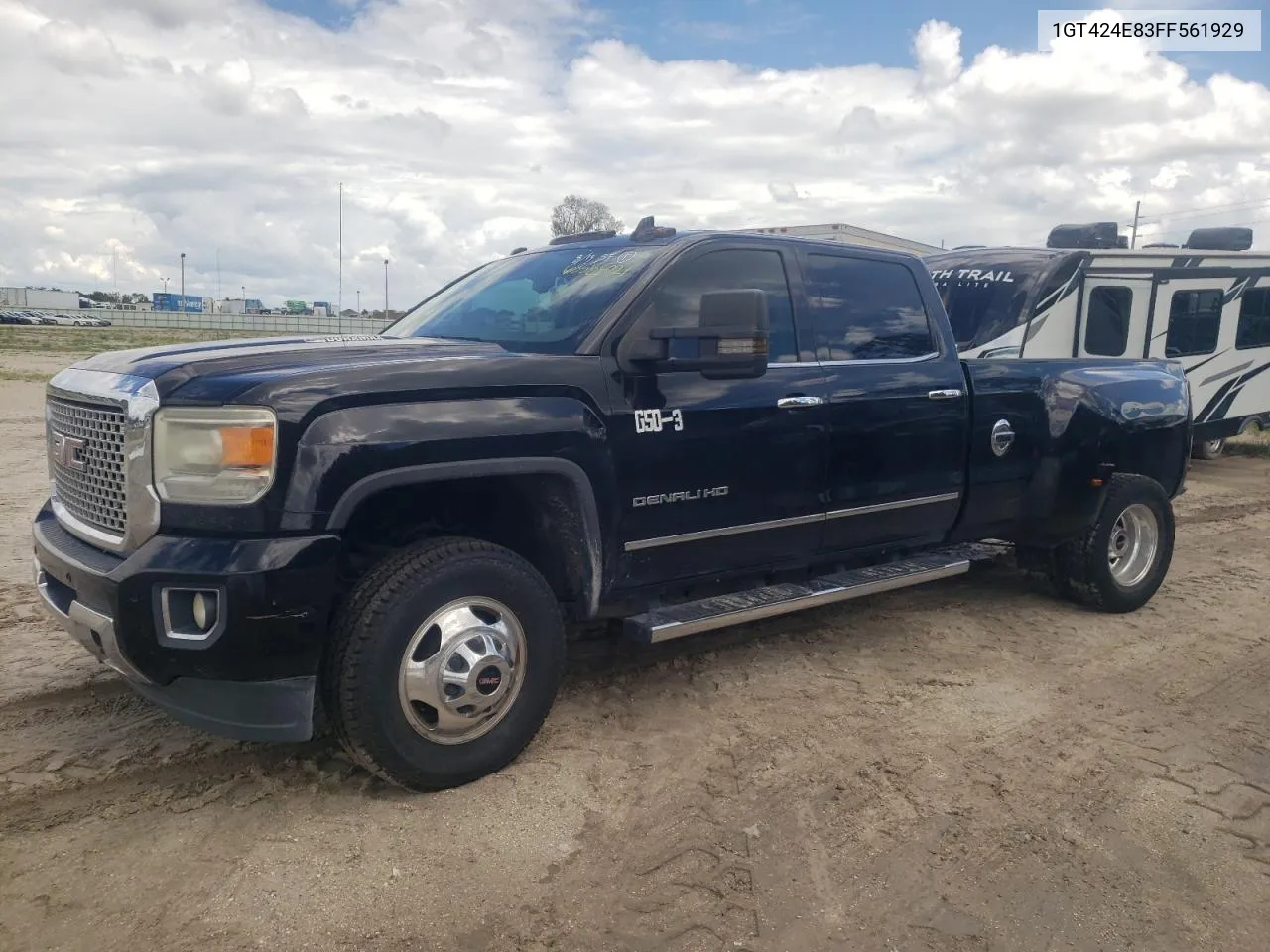 2015 GMC Sierra K3500 Denali VIN: 1GT424E83FF561929 Lot: 68555024