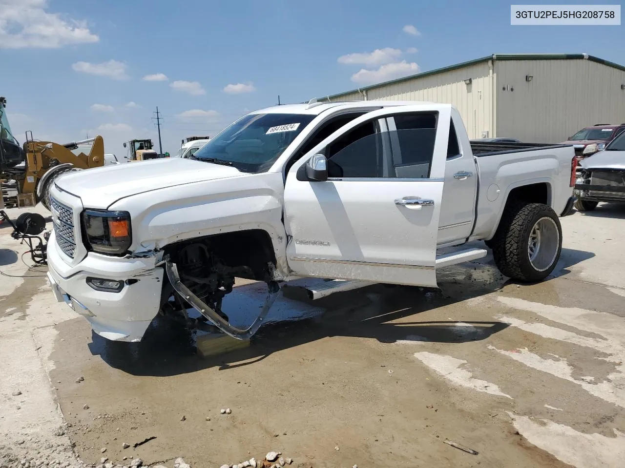 2017 GMC Sierra K1500 Denali VIN: 3GTU2PEJ5HG208758 Lot: 68418524