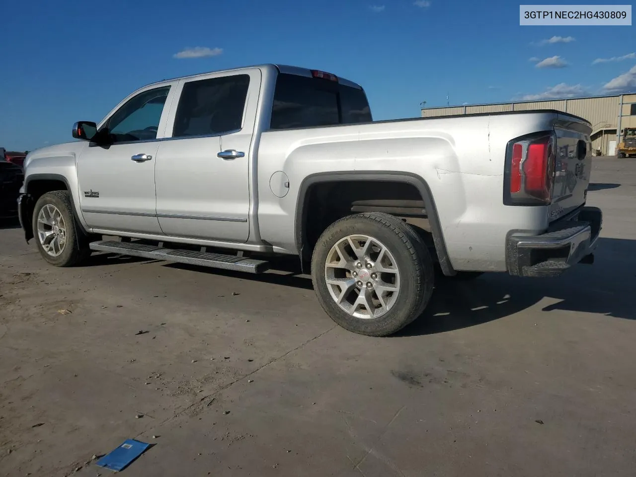 2017 GMC Sierra C1500 Slt VIN: 3GTP1NEC2HG430809 Lot: 71542894