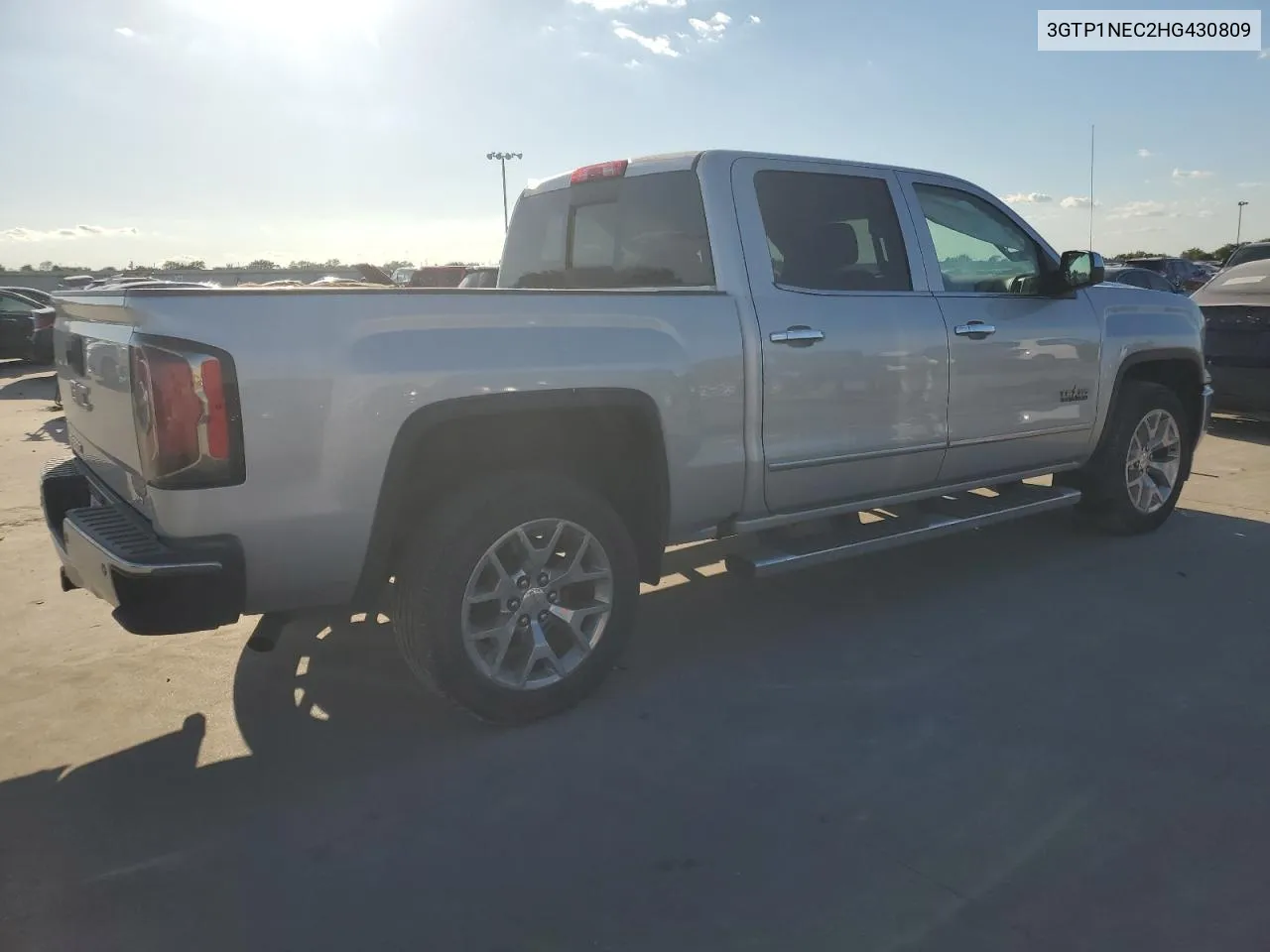 2017 GMC Sierra C1500 Slt VIN: 3GTP1NEC2HG430809 Lot: 71542894