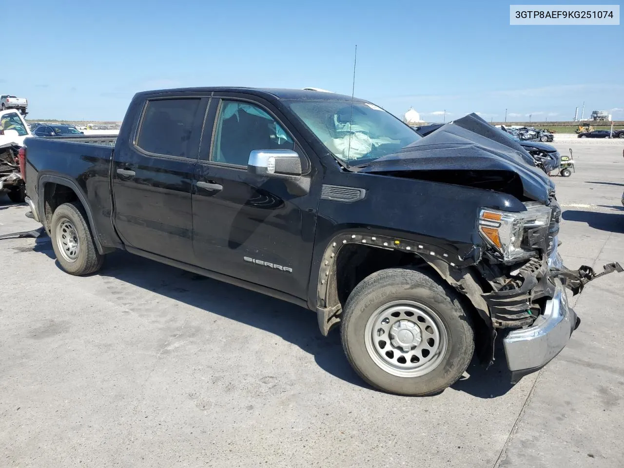 2019 GMC Sierra C1500 VIN: 3GTP8AEF9KG251074 Lot: 54400954