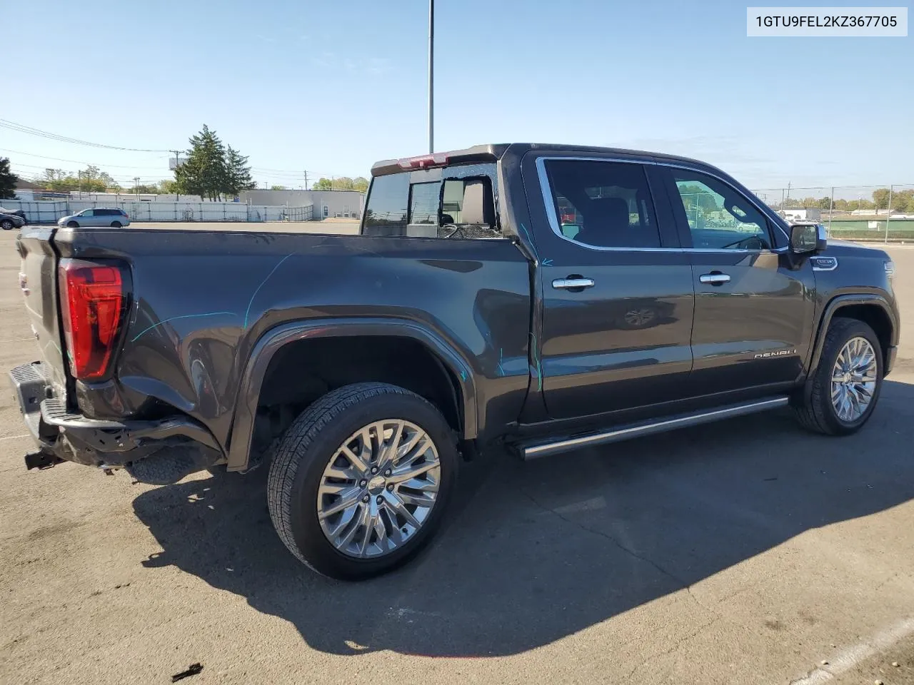 2019 GMC Sierra K1500 Denali VIN: 1GTU9FEL2KZ367705 Lot: 71735584