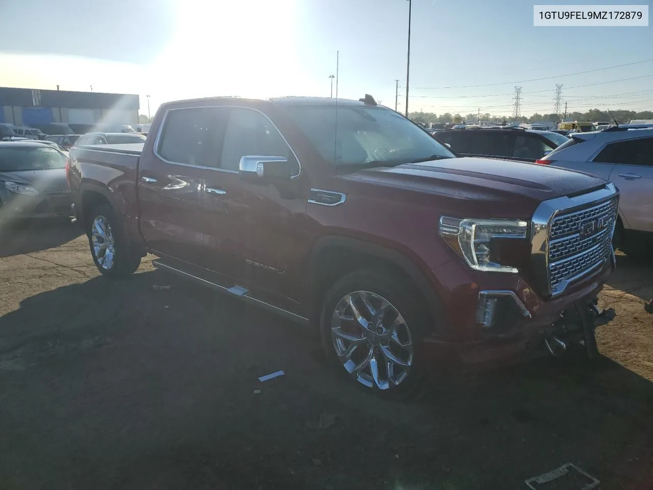 2021 GMC Sierra K1500 Denali VIN: 1GTU9FEL9MZ172879 Lot: 69380214