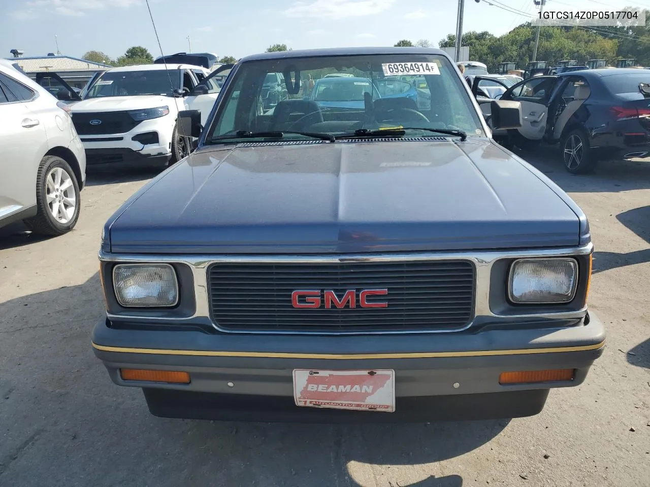 1993 GMC Sonoma VIN: 1GTCS14Z0P0517704 Lot: 69364914