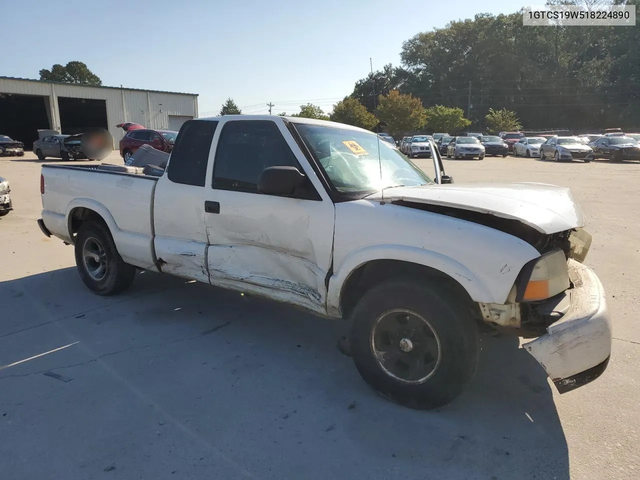 2001 GMC Sonoma VIN: 1GTCS19W518224890 Lot: 69798054