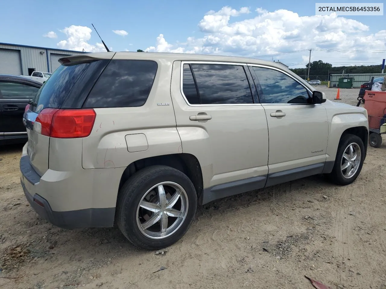 2011 GMC Terrain Sle VIN: 2CTALMEC5B6453356 Lot: 70440184