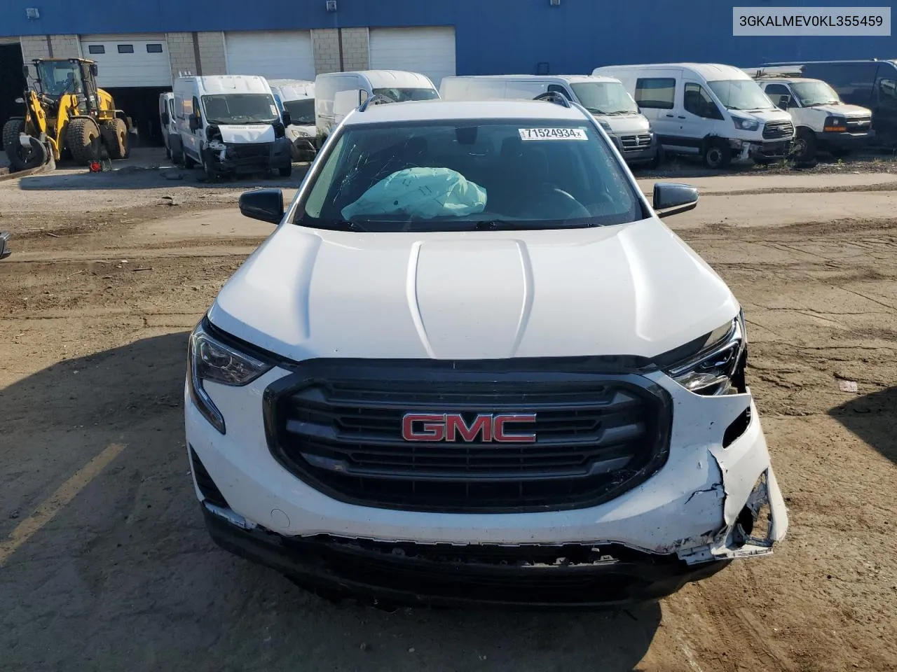 2019 GMC Terrain Sle VIN: 3GKALMEV0KL355459 Lot: 71524934