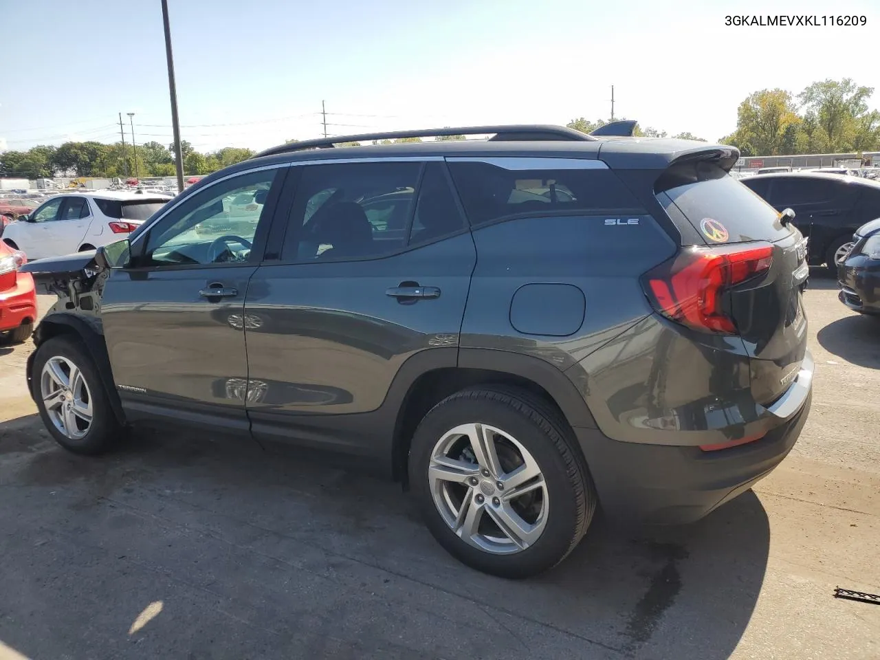 2019 GMC Terrain Sle VIN: 3GKALMEVXKL116209 Lot: 72087264