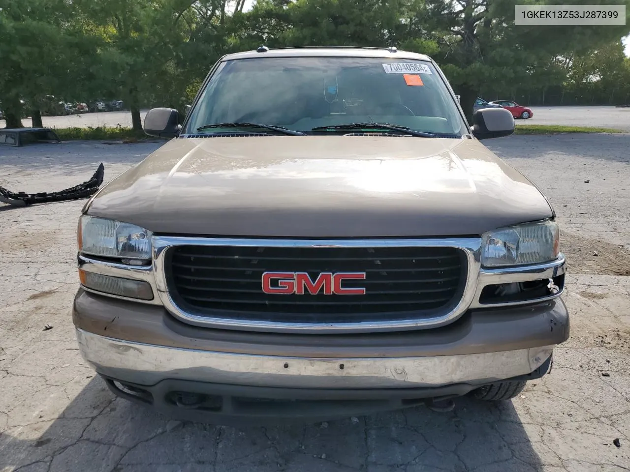 2003 GMC Yukon VIN: 1GKEK13Z53J287399 Lot: 70040564