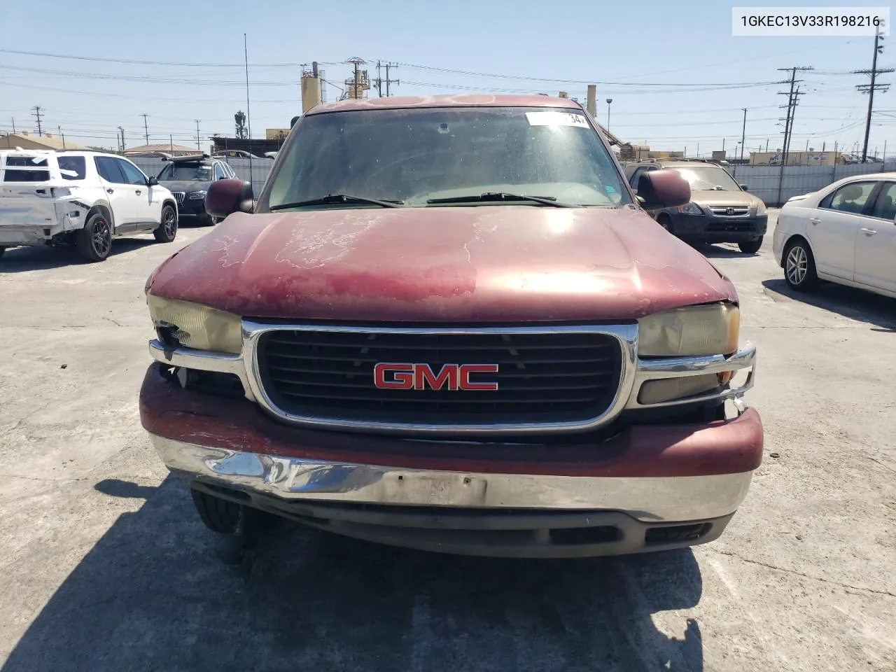 2003 GMC Yukon VIN: 1GKEC13V33R198216 Lot: 70327834