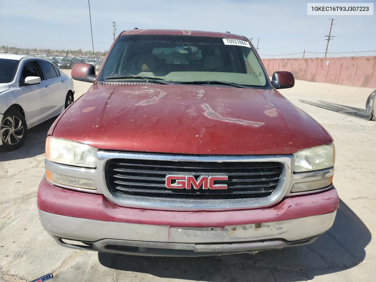 2003 GMC Yukon Xl C1500 VIN: 1GKEC16T93J307223 Lot: 70931884