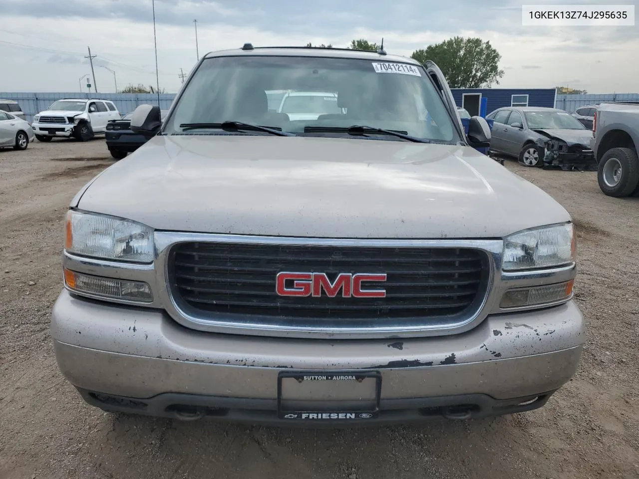 2004 GMC Yukon VIN: 1GKEK13Z74J295635 Lot: 70412114