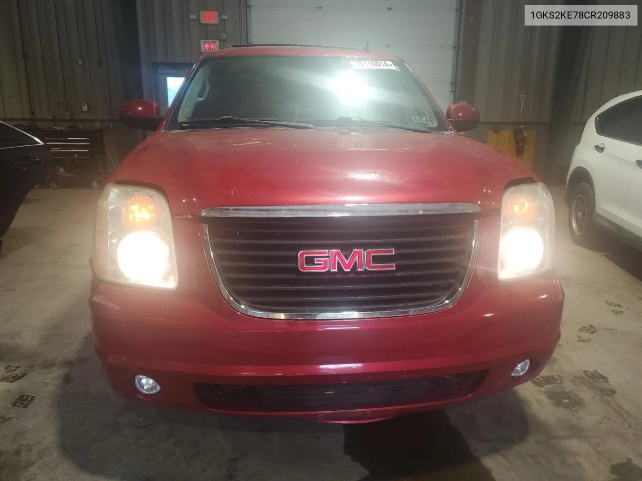 2012 GMC Yukon Xl K1500 Slt VIN: 1GKS2KE78CR209883 Lot: 72116014