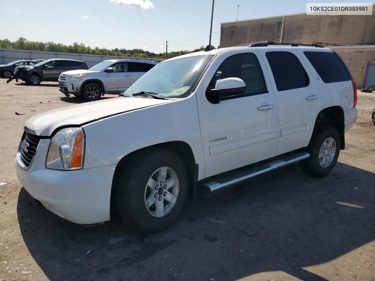 1GKS2CE01DR353981 2013 GMC Yukon Slt