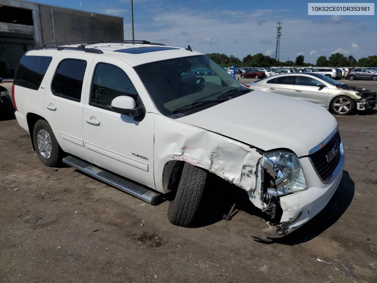 2013 GMC Yukon Slt VIN: 1GKS2CE01DR353981 Lot: 67356704