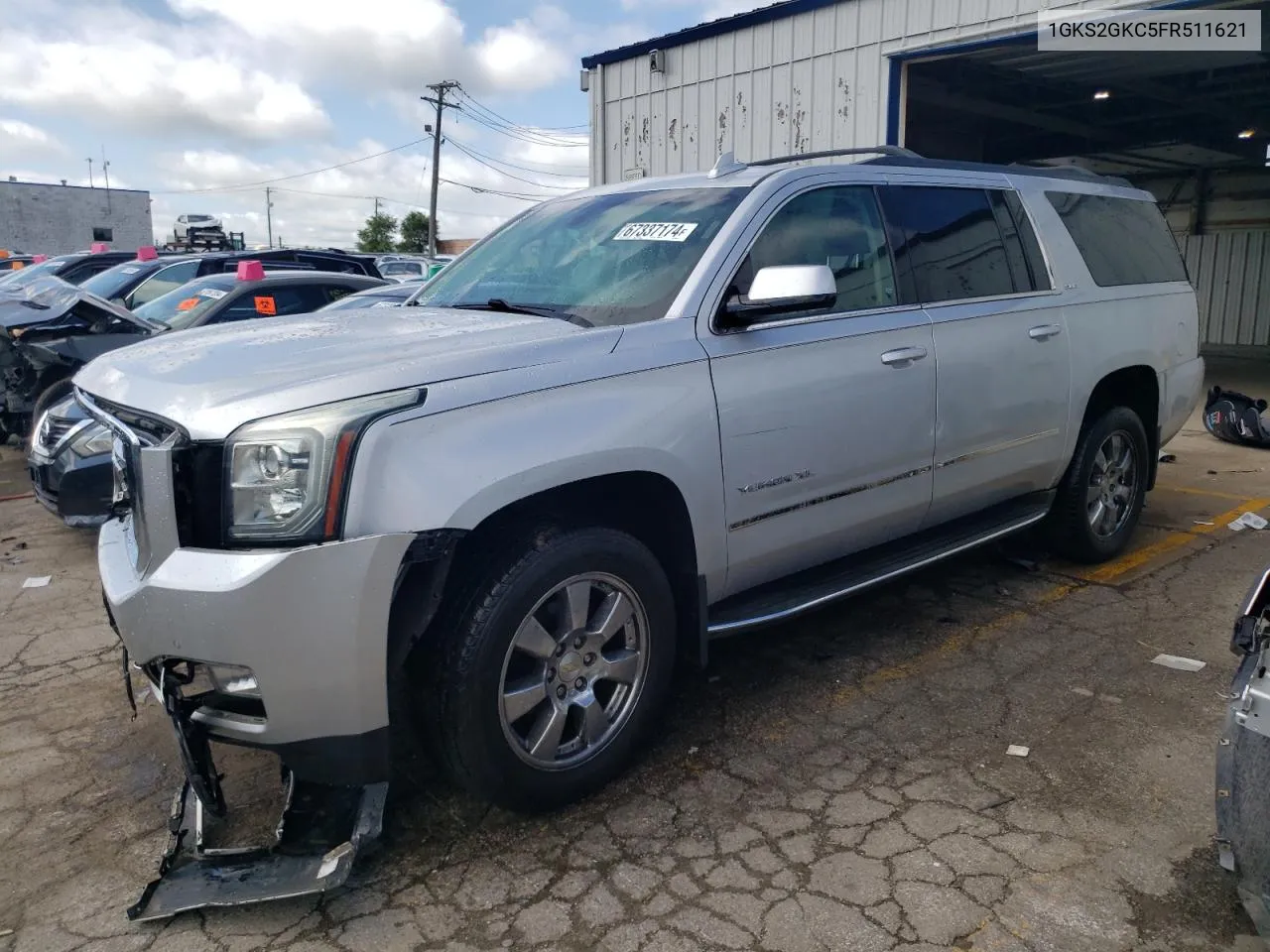 1GKS2GKC5FR511621 2015 GMC Yukon Xl K1500 Sle