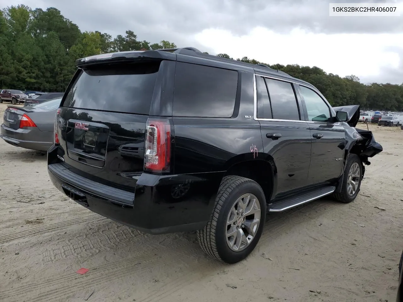 2017 GMC Yukon Slt VIN: 1GKS2BKC2HR406007 Lot: 71702084