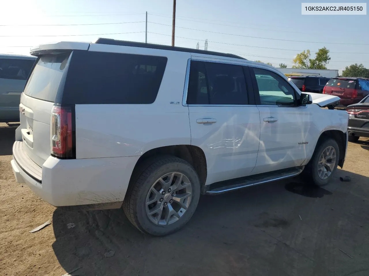 2018 GMC Yukon Sle VIN: 1GKS2AKC2JR405150 Lot: 71619894