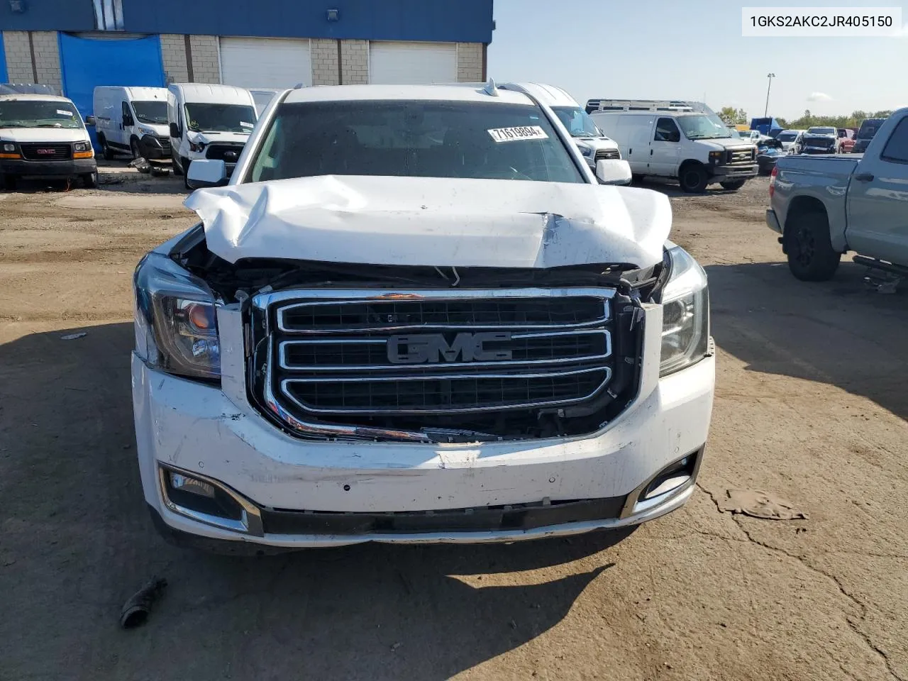 2018 GMC Yukon Sle VIN: 1GKS2AKC2JR405150 Lot: 71619894