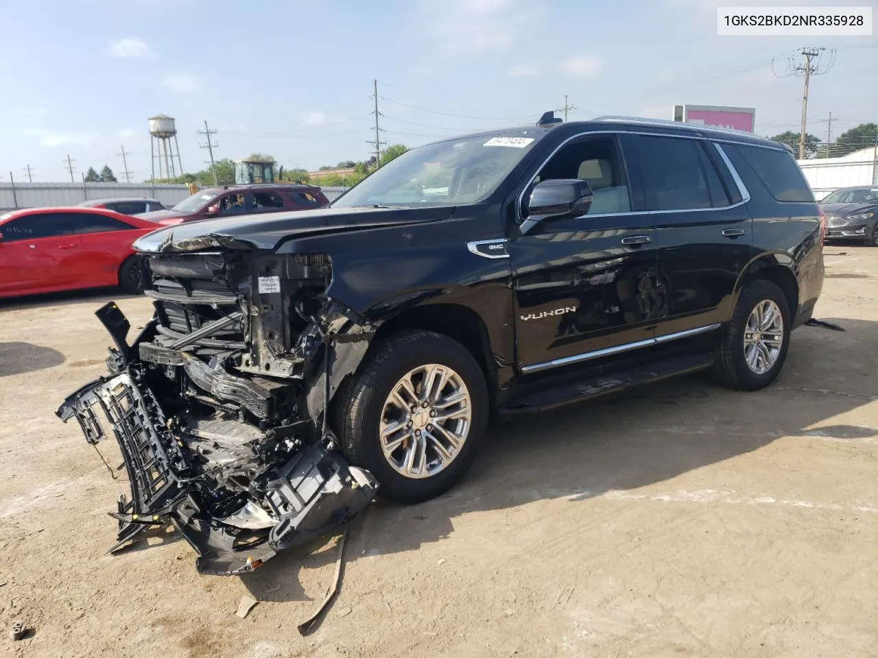 2022 GMC Yukon Slt VIN: 1GKS2BKD2NR335928 Lot: 69470404