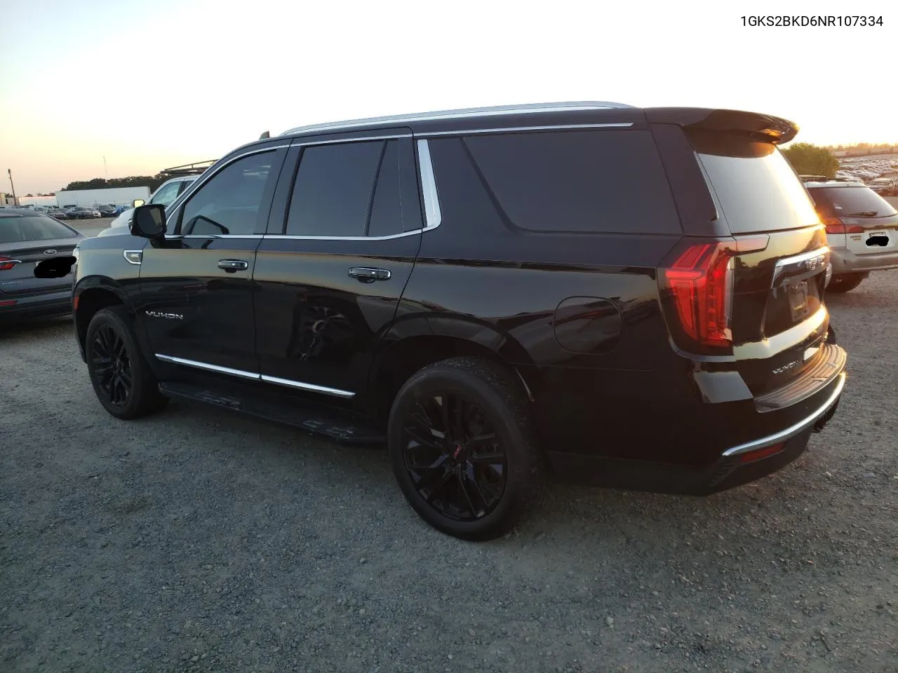 2022 GMC Yukon Slt VIN: 1GKS2BKD6NR107334 Lot: 70931524