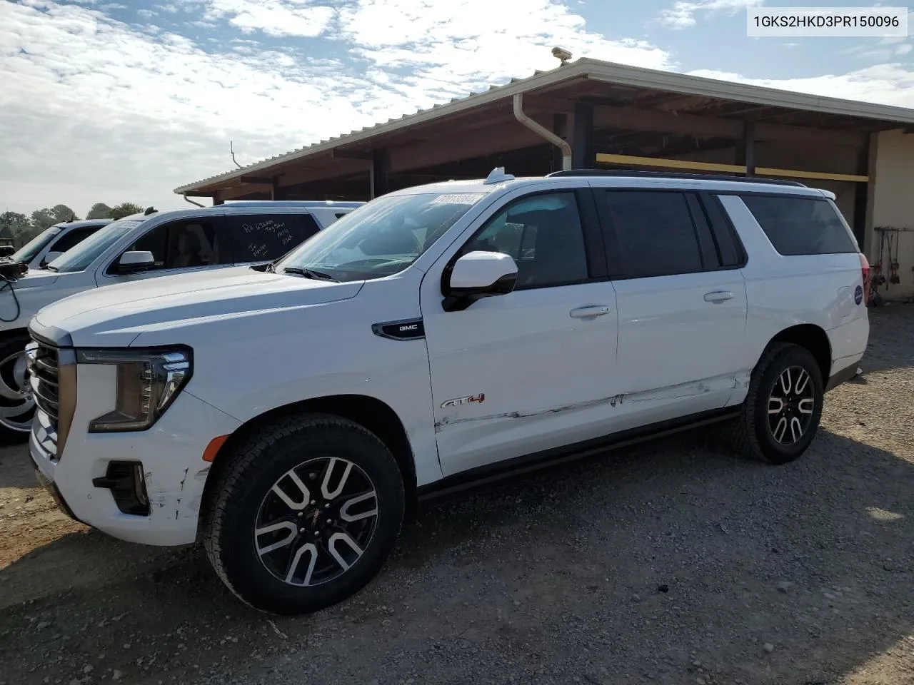 2023 GMC Yukon Xl K1500 At4 VIN: 1GKS2HKD3PR150096 Lot: 72013384