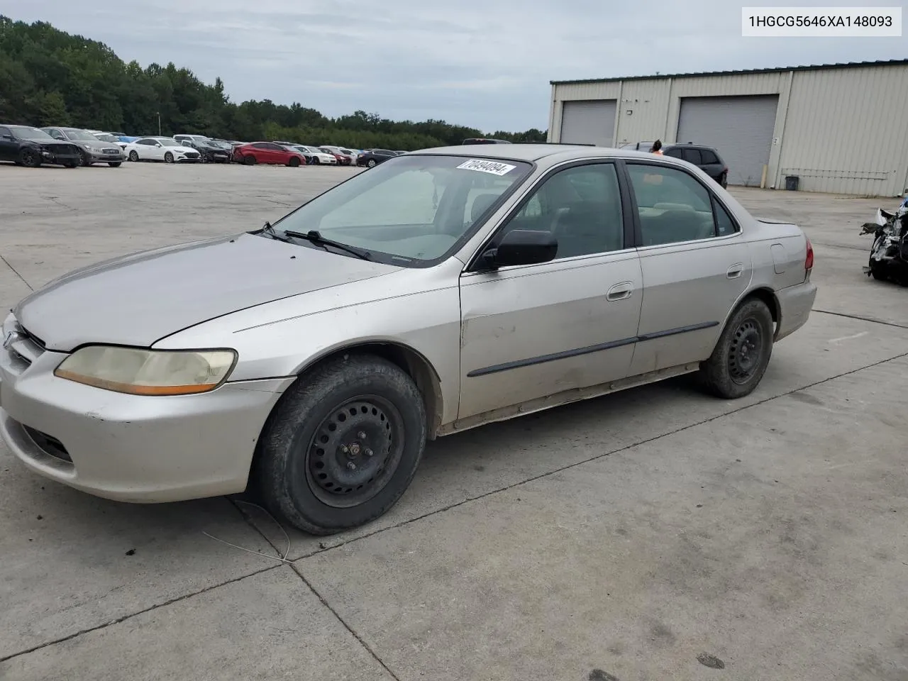 1999 Honda Accord Lx VIN: 1HGCG5646XA148093 Lot: 70494094