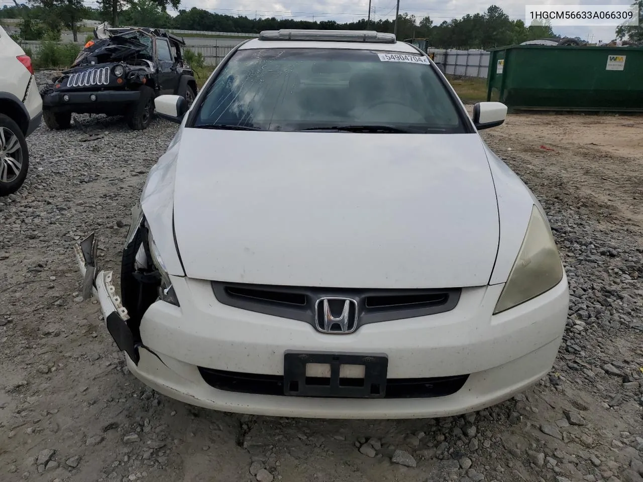 2003 Honda Accord Ex VIN: 1HGCM56633A066309 Lot: 54904704