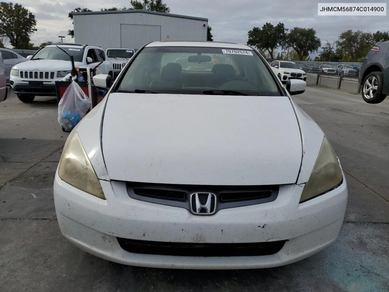 2004 Honda Accord Ex VIN: JHMCM56874C014900 Lot: 70702574