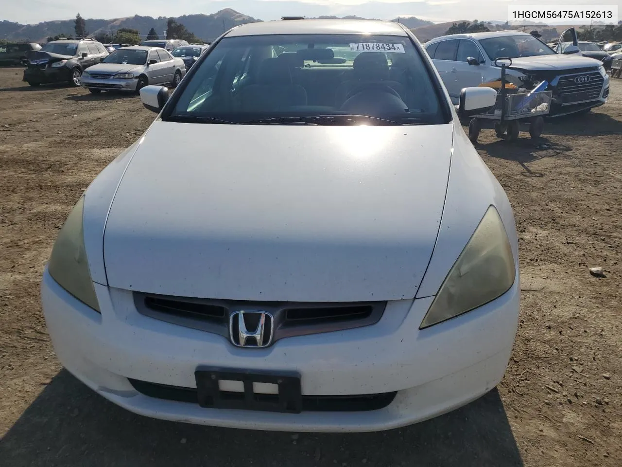 2005 Honda Accord Lx VIN: 1HGCM56475A152613 Lot: 71878434