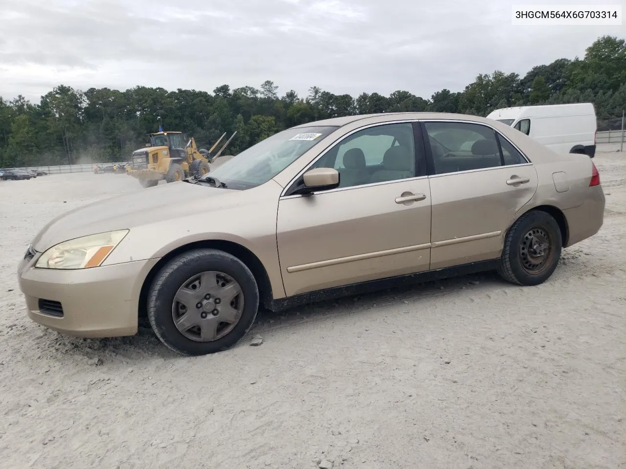 2006 Honda Accord Lx VIN: 3HGCM564X6G703314 Lot: 70402604