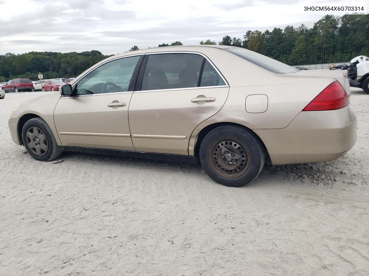 2006 Honda Accord Lx VIN: 3HGCM564X6G703314 Lot: 70402604