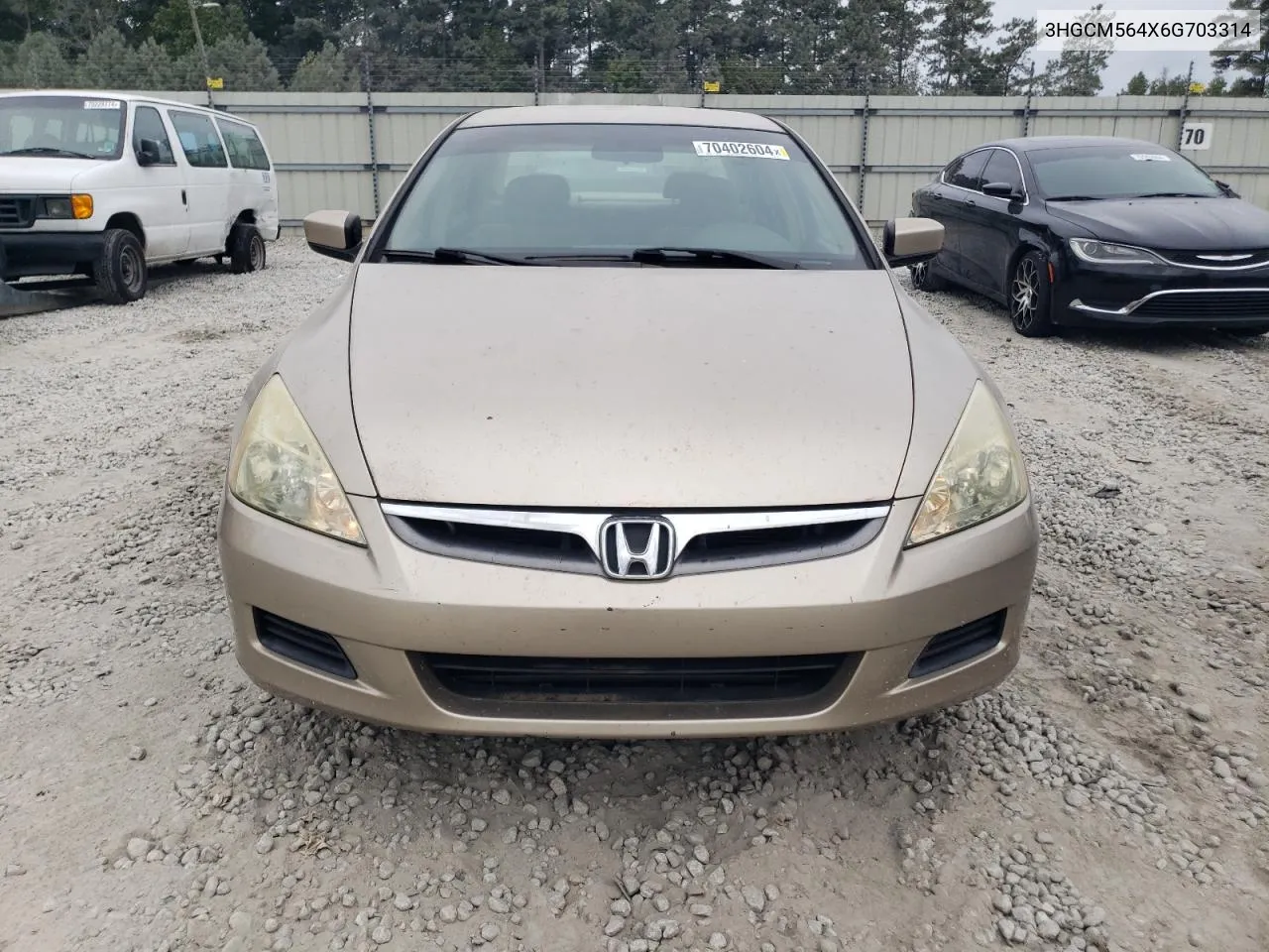 2006 Honda Accord Lx VIN: 3HGCM564X6G703314 Lot: 70402604