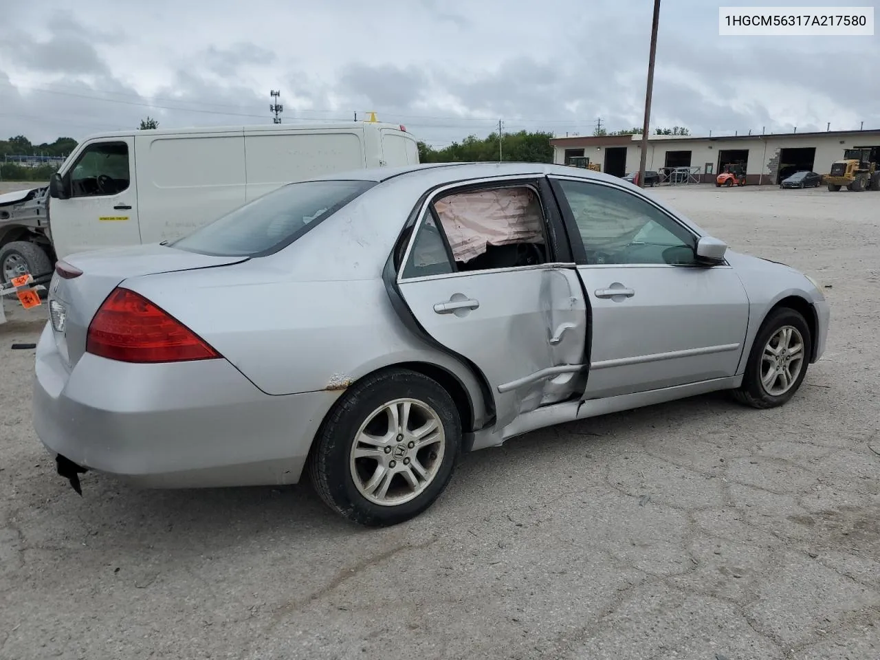 2007 Honda Accord Se VIN: 1HGCM56317A217580 Lot: 66392774