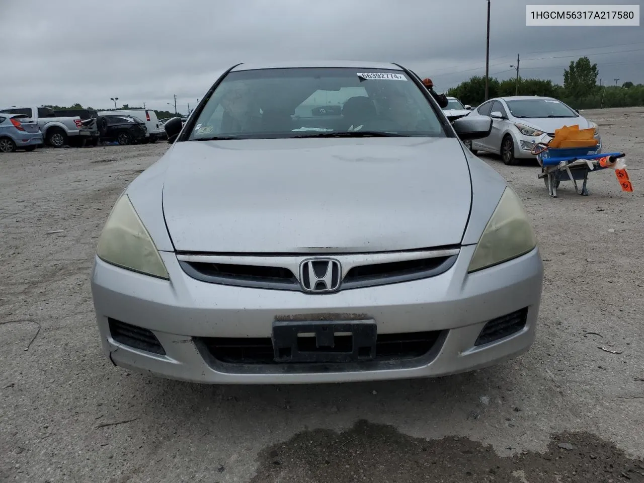 2007 Honda Accord Se VIN: 1HGCM56317A217580 Lot: 66392774