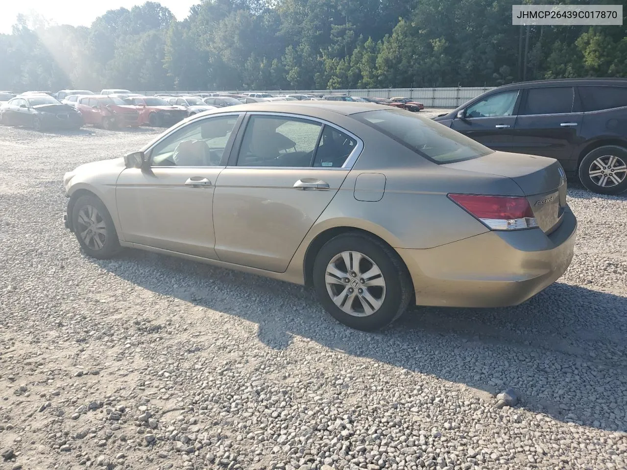 2009 Honda Accord Lxp VIN: JHMCP26439C017870 Lot: 69585624