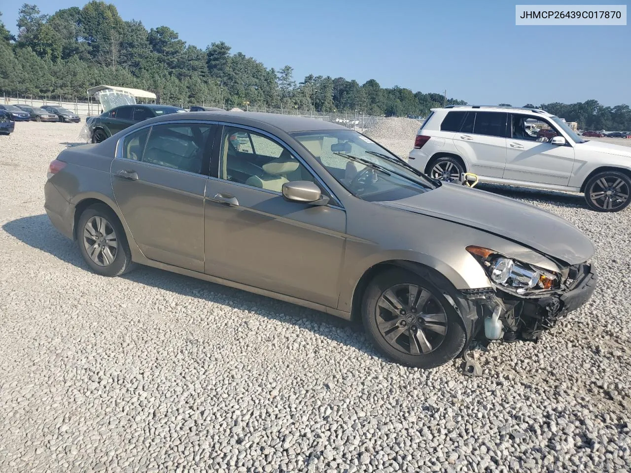 2009 Honda Accord Lxp VIN: JHMCP26439C017870 Lot: 69585624