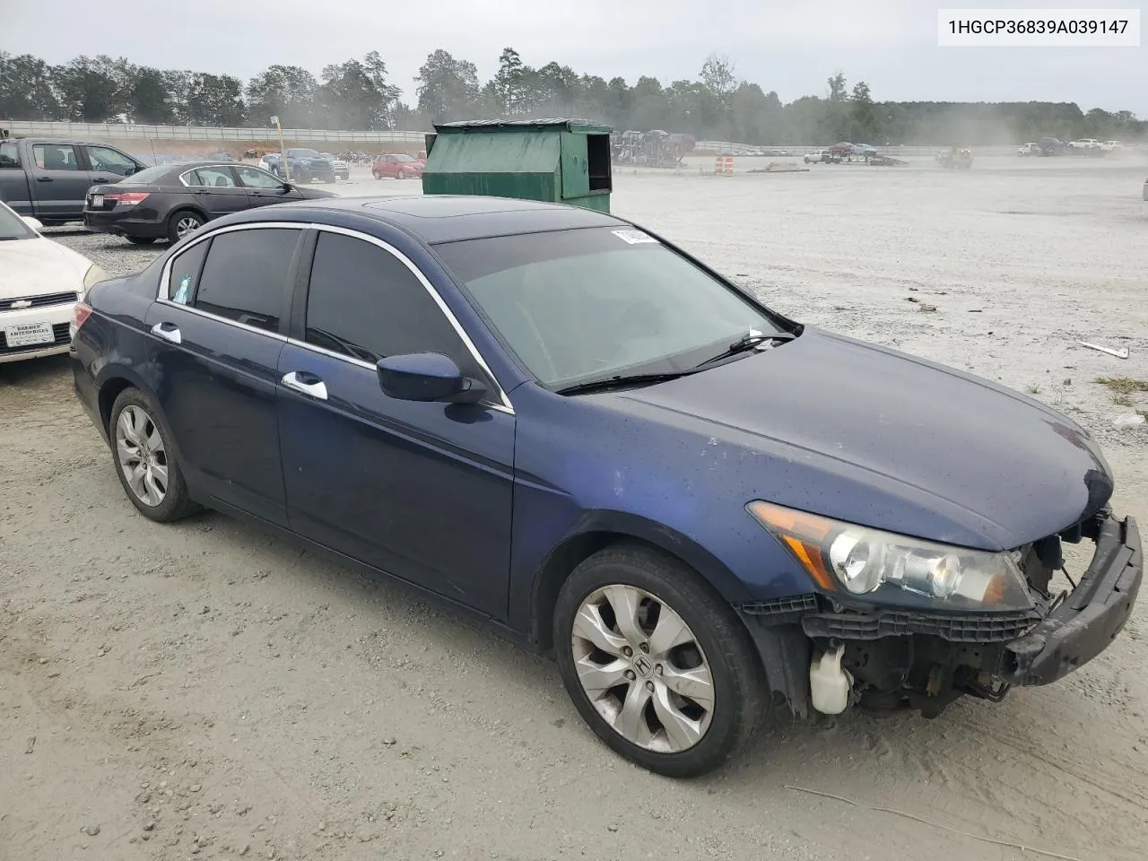 2009 Honda Accord Exl VIN: 1HGCP36839A039147 Lot: 71460934