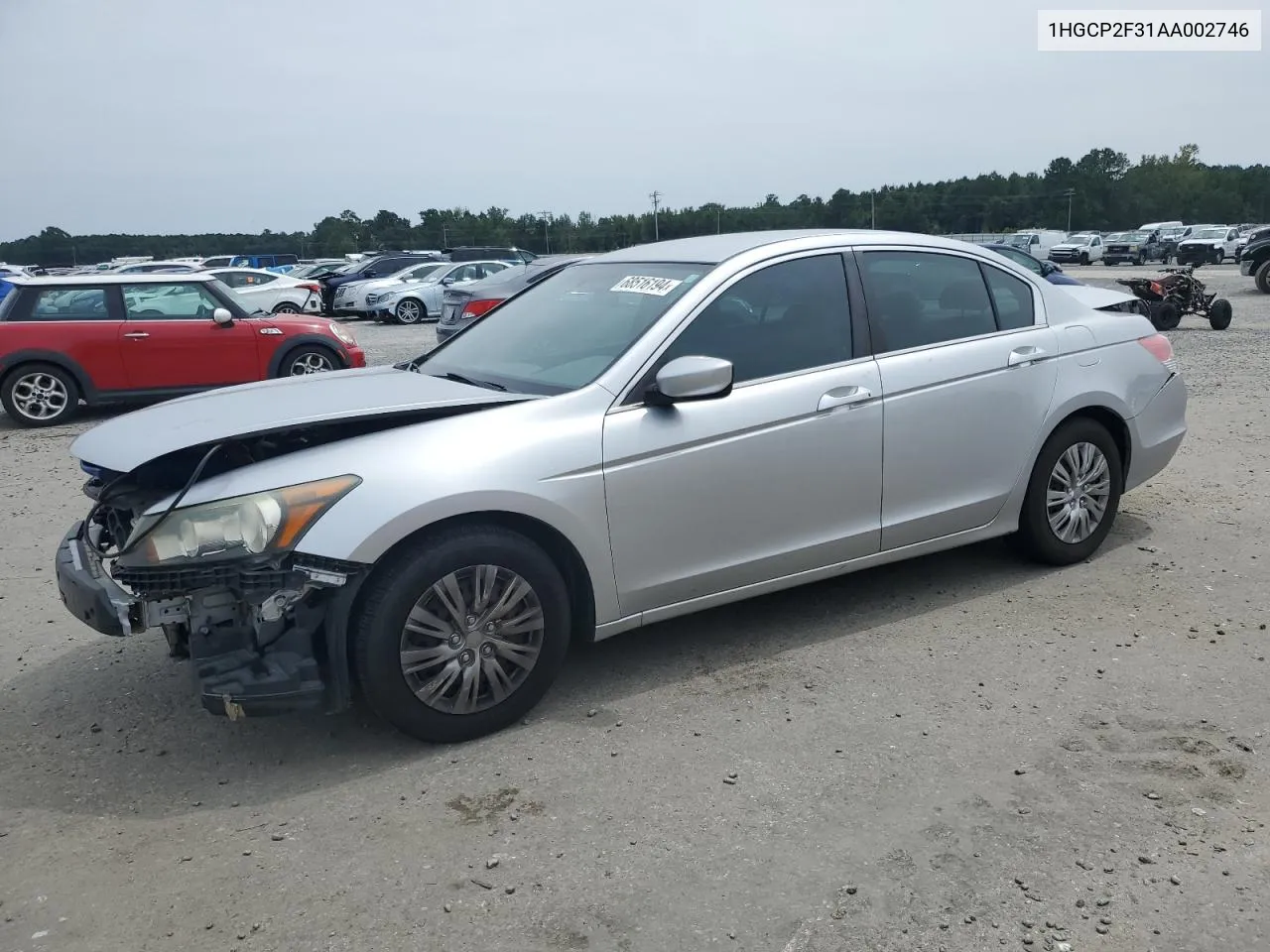 2010 Honda Accord Lx VIN: 1HGCP2F31AA002746 Lot: 68516194