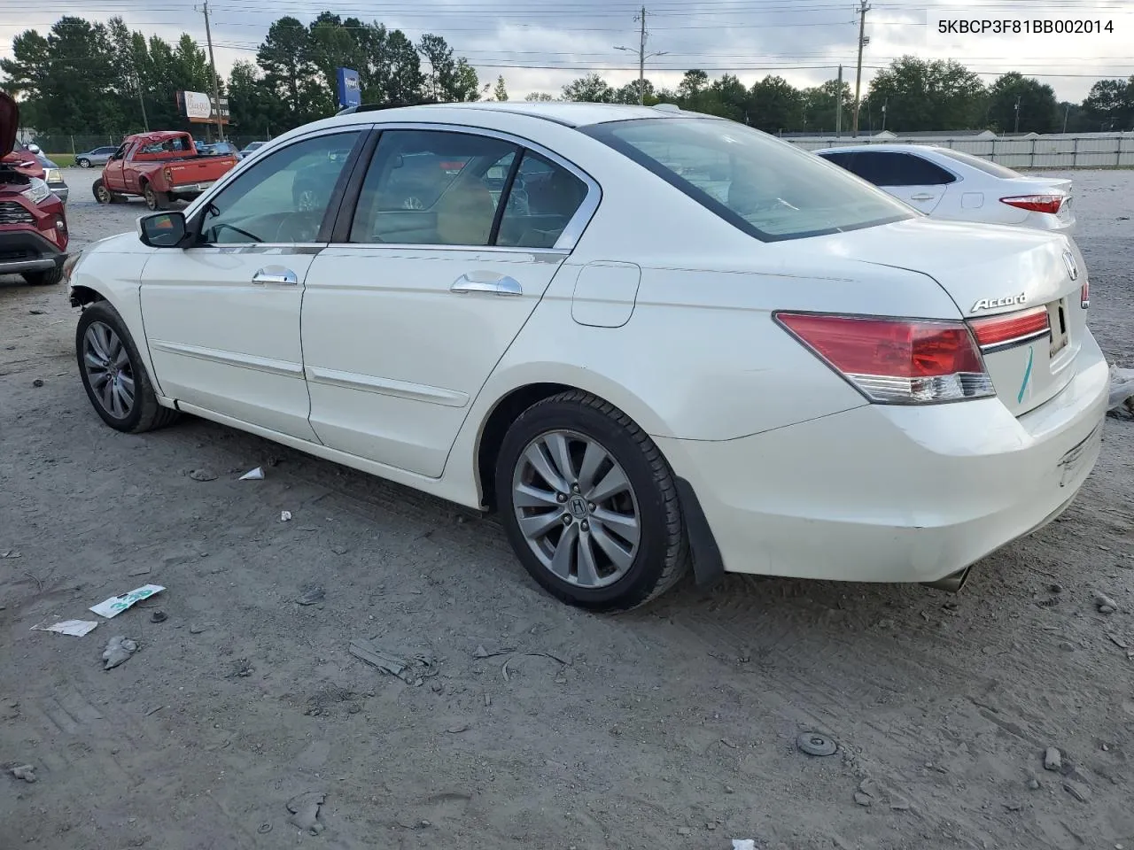 5KBCP3F81BB002014 2011 Honda Accord Exl