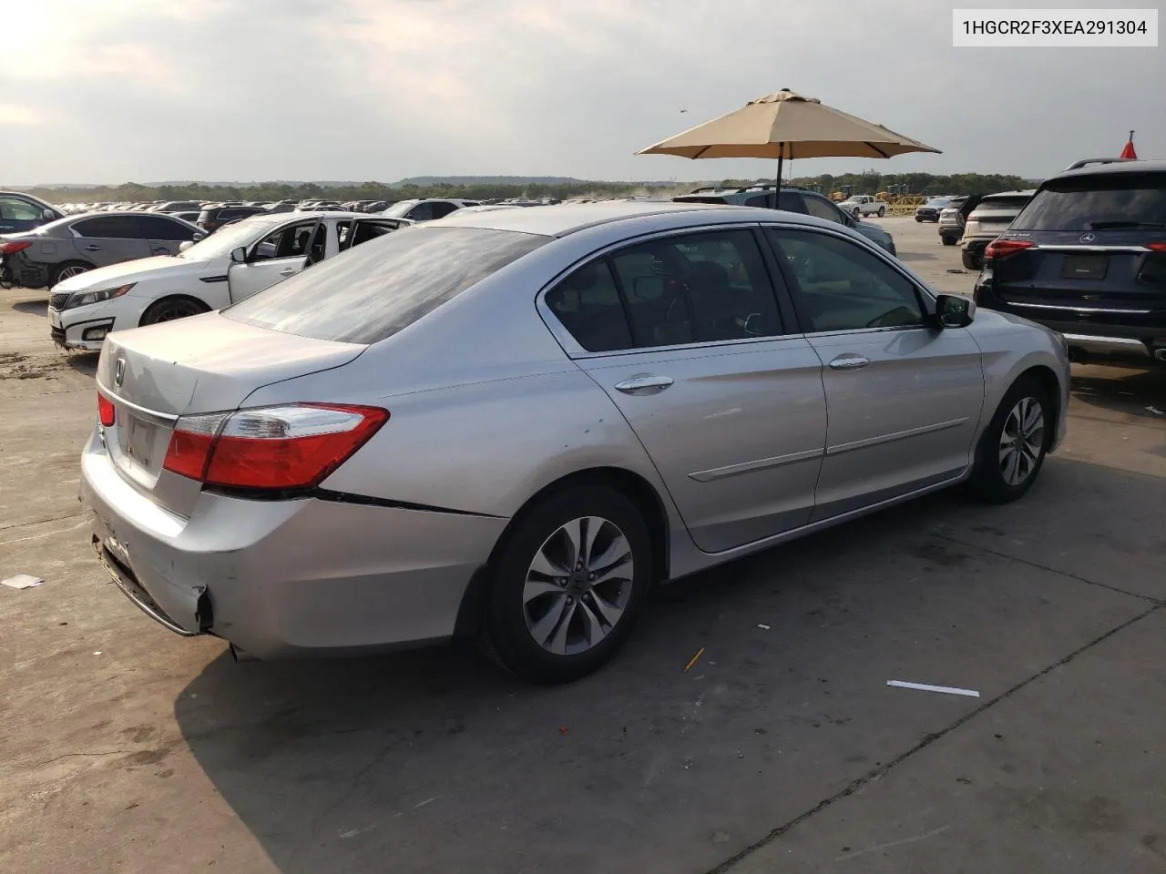 1HGCR2F3XEA291304 2014 Honda Accord Lx