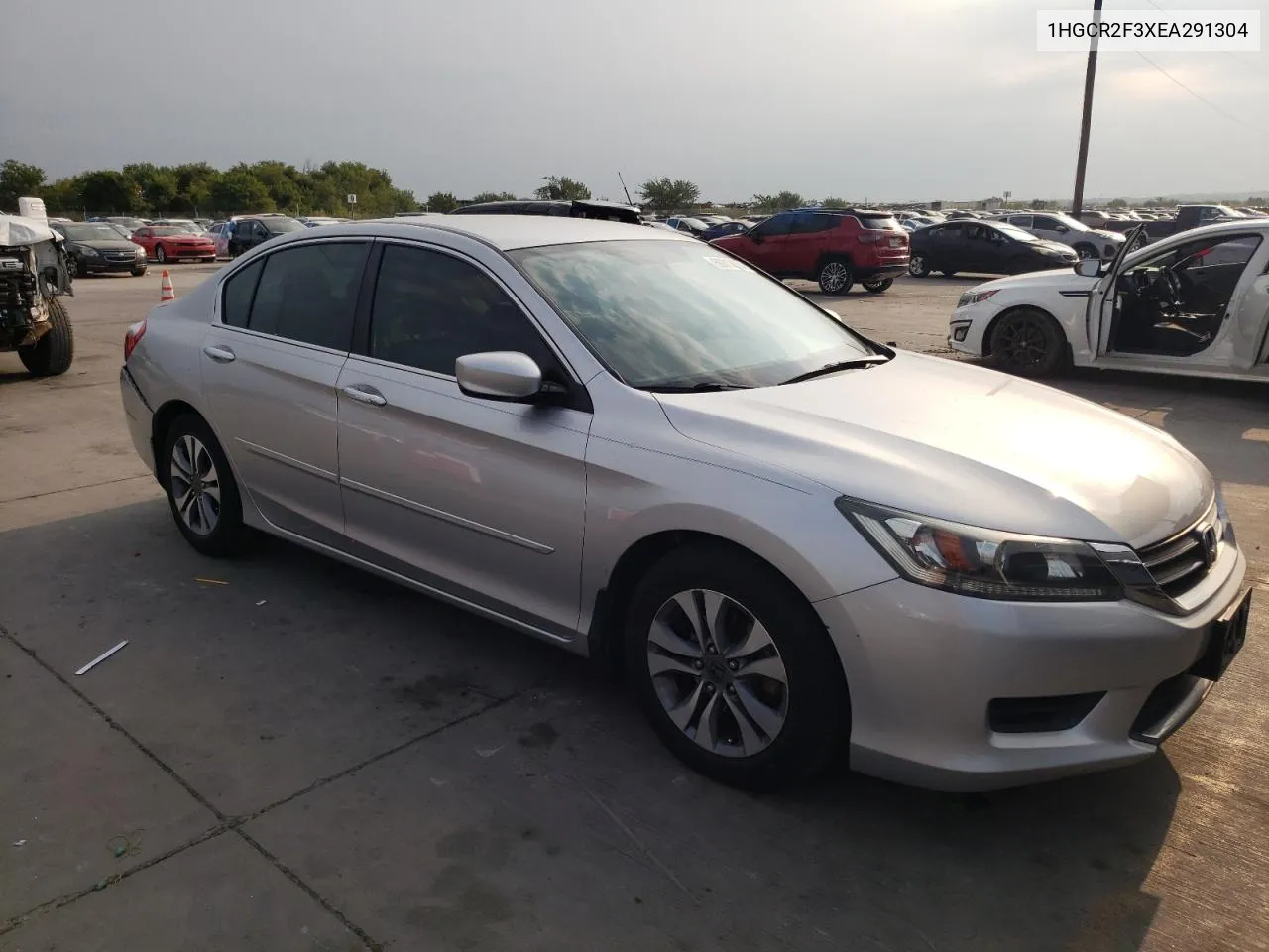 1HGCR2F3XEA291304 2014 Honda Accord Lx