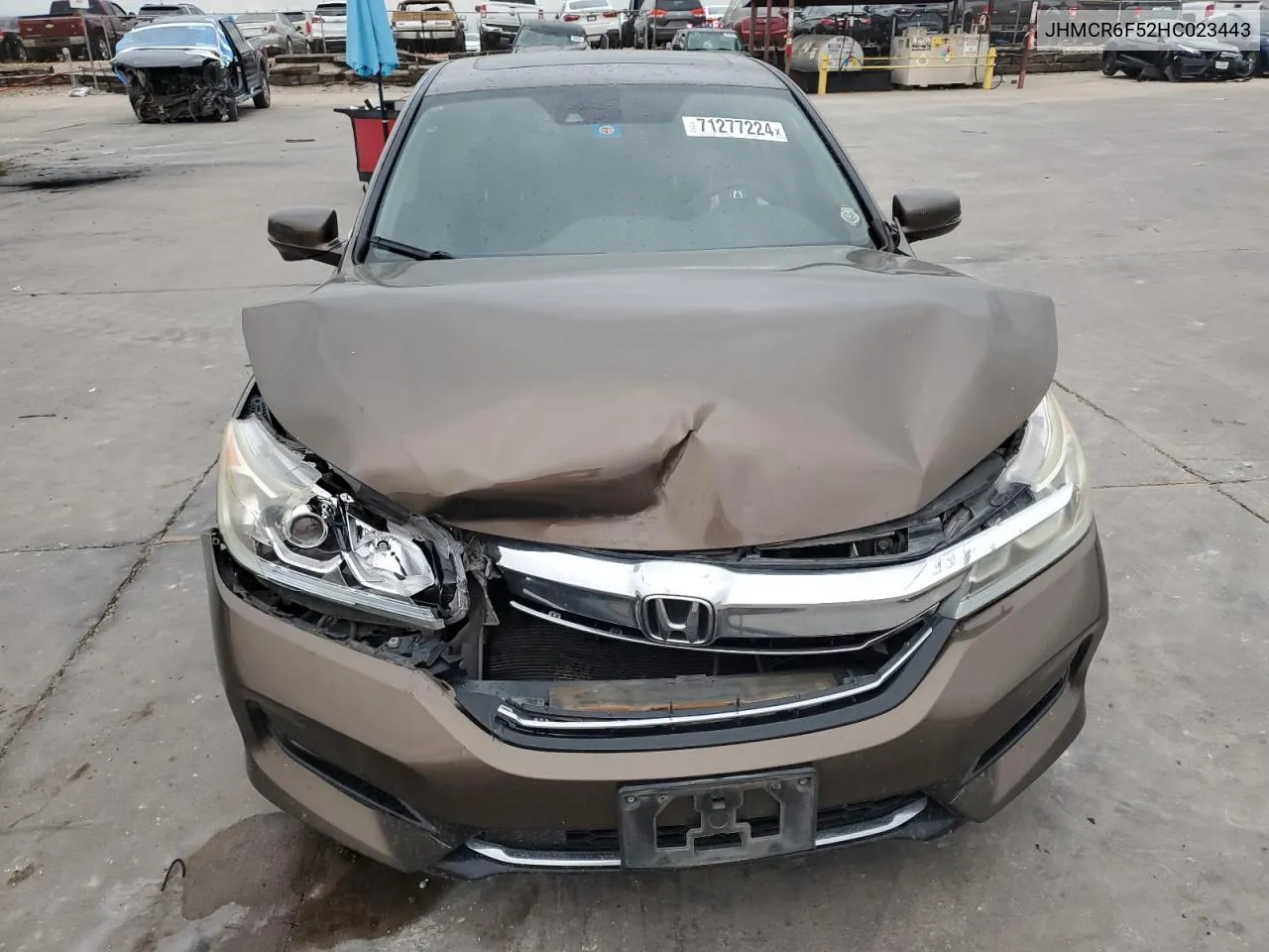 JHMCR6F52HC023443 2017 Honda Accord Hybrid Exl