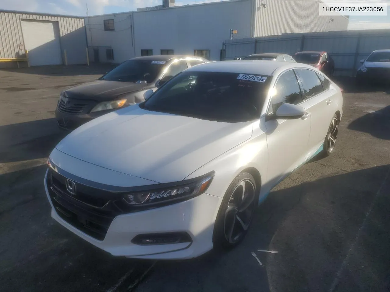 2018 Honda Accord Sport VIN: 1HGCV1F37JA223056 Lot: 70699214