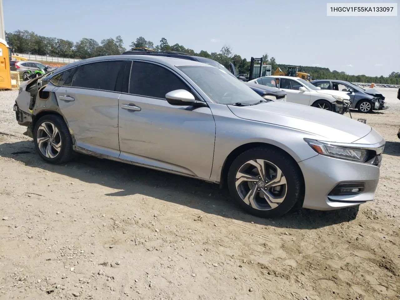 1HGCV1F55KA133097 2019 Honda Accord Exl