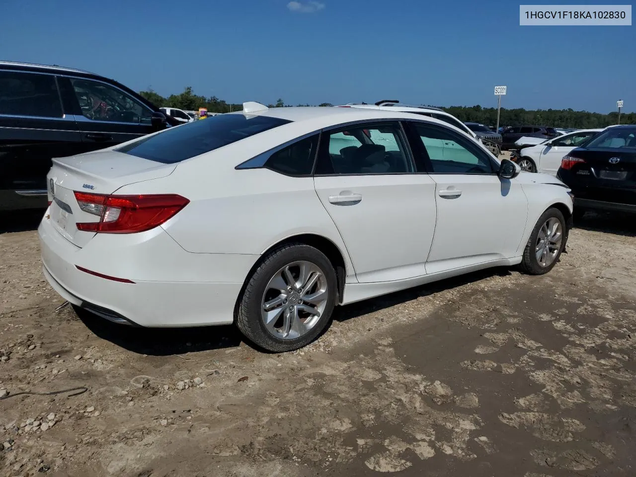 2019 Honda Accord Lx VIN: 1HGCV1F18KA102830 Lot: 71177674